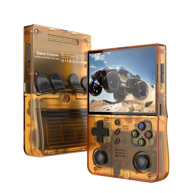 Retro Handheld Game Console ARKOS System R40XX Pro Max 4.2 Inch Display Game Console 64GB 128GB WIFI Video Player R40 Pk R36S