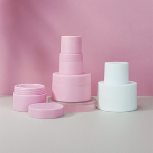 10g 30g 50g Empty Pink Matte Scrub Body Butter Face Cream Frosted Lip Balm Container pp Cosmetic Plastic Jar with Lid - Product Image 6