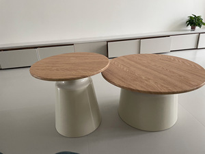 Кофейный столик с кремом в скандинавском стиле - Product Image 4