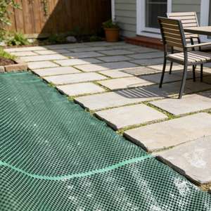 Toile anti-mauvaises herbes durable, tissée en PP haute résistance, noire, protection du <span class=keywords><strong>sol</strong></span> anti-UV, tissu de couverture pour jardin. - Product Image 4