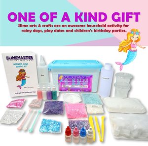Kit de slime en mousse et nuages moelleux, tout pour faire du slime en cubes de gelée, kit de fabrication de slime sirène, fournitures pour filles - Product Image 2