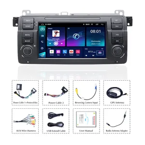 2Din 7 inç dokunmatik araba radyo Apple Carplay multimedya oynatıcı BMW E46 3 serisi 1999-2005 GPS navigasyon 2GB-32GB WiFi BT