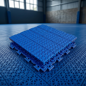 BlueRise Court <b>Tiles</b> – Premium <b>Plastic</b> Athletic Flooring Solution FlexCourt Blue <b>Tiles</b> – Easy Fit Interlocking Sports Surface - Product Image 4