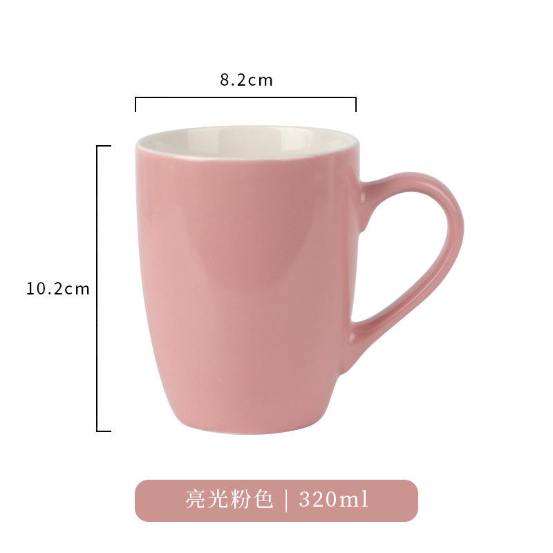 ถ้วยทรงกลองเคลือบผงเงางาม