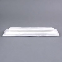 Sacs de courses en plastique PE transparents durables en gros, sacs en plastique transparent haute résistance pour supermarché