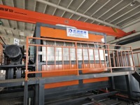 Machine de production de barquettes à œufs entièrement automatique contrôlée par PLC, moulage de barquettes en pâte à papier haute capacité 6000 PCS/H