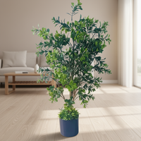 Arbre de Camélia Succulente Artificiel Réaliste 90cm – Plantes Décoratives pour Jardin, Mariage, Nouvelle Maison, Intérieur et Extérieur