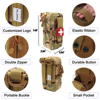 Trousse de premiers secours tactique miniature IFAK, sac de survie d'urgence pour le contrôle des saignements graves, camping, randonnée, chasse, extérieur, voiture