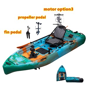 Prix d'usine – Kayak de pêche modulaire <span class=keywords><strong>2</strong></span> pièces en HDPE/PE, 9 pieds, certifié CE, pour 1 personne, résistant à l'eau, design écologique - Product Image 1
