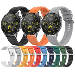 HUANLONG Venta caliente correa de silicona de goma suave resistente al agua moda reloj inteligente banda accesorios para Huawei GT4 22mm - Product Image 6