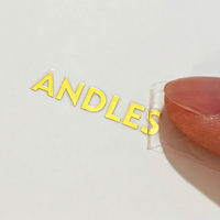 Autocollants de transfert métalliques durables et écologiques avec logo 3D personnalisé, dorure à chaud, adhésifs UV, imperméables, pour promotion en supermarché et épicerie