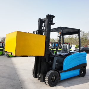 Envío Gratuito, Montacargas de Almacén con Motor de Corriente Alterna de <span class=keywords><strong>4</strong></span> Ruedas, Venta Directa de Fábrica, Montacargas Eléctrico de <span class=keywords><strong>3</strong></span> Toneladas con Manipulación Automática - Product Image 6