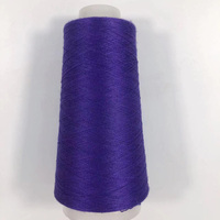Fil à tricoter en viscose/nylon/PBT NM 48/2 NE28/2 teinté, fil à tricoter en laine pour tricot plat, pas cher