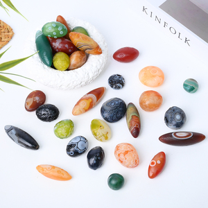 หินคริสตัลธรรมชาติคุณภาพสูงแบบขายส่ง เป็นมิตรกับสิ่งแวดล้อม หินโกบีอาเกตขัดเงา ตกแต่งด้วยเทคนิคโมเสก - Product Image 3