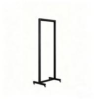 Rack de serveur mobile 19 pouces 42U à double colonne, monorail, ouvert, en acier laminé à froid SPCC, profondeur 120 mm, 550*2000*120MM