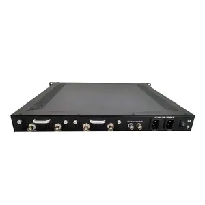 4 channels digital sdi to ip encoder broadcasting AC3 audio mpeg-2 h.264 video converter for cable tv equipment