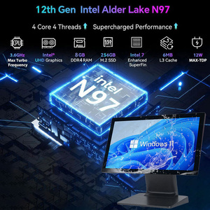 PSJ8500カスタマイズ折りたたみ式アルミ9mmスリム156レジ窓システム<span class=keywords><strong>Pos</strong></span>マシンタッチスクリーンレストラン - Product Image 4