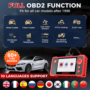 เครื่องมือวินิจฉัย LAUNCH CRP123 V3.0 ฟังก์ชันพื้นฐาน ระบบ FOUR พร้อม 4 รีเซ็ต ฟรีตลอดอายุการใช้งาน - Product Image 2