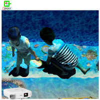 Projection de sol de plage pour enfants en intérieur Équipement de jeux de piscine Projecteur interactif Jeux pour l'école et le parc d'attractions