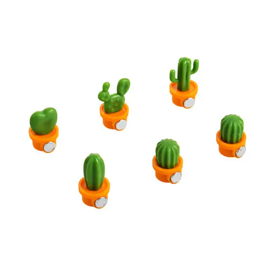 Magneten Leuke Vetplant Magneet Knop Cactus Koelkast Bericht Sticker Home Decor Keuken Accessoires