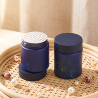 Pot en plastique givré mat de 120 ml et 150 ml pour bonbons gélifiés, avec bouchon sécurité enfant, pot cylindrique à large ouverture pour médicaments