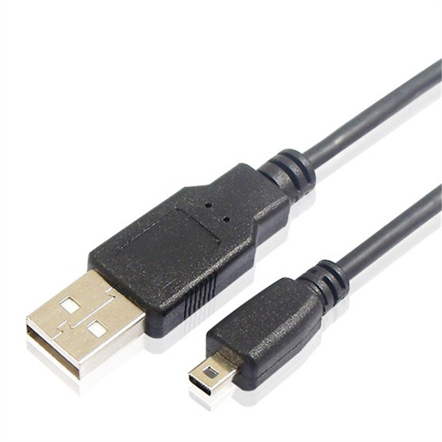 USB To Mini 8-pin Digital Camera Charging Data Cable Mini 8P Universal Data High-speed Connection Cable