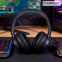 Casque audio supra-auriculaire BH682G Auracast BT, Bluetooth 6.0, diffusion audio multi-appareils, latence ultra-faible pour le gaming, 35 heures d'autonomie