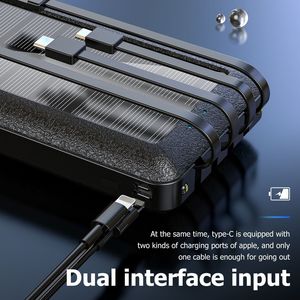 Power Bank <span class=keywords><strong>solaire</strong></span>, 20000mAh, <span class=keywords><strong>batterie</strong></span> <span class=keywords><strong>externe</strong></span> Portable, charge rapide, avec câble de chargement, pour <span class=keywords><strong>Iphone</strong></span>/Xiaomi - Product Image 4