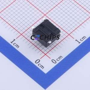 GT-TC089C-H060-L1 Tactile Switch SMD-4P,6x6mm Switch Single Pole Single Throw Round Button 1N Vertical Mount - Product Image 2