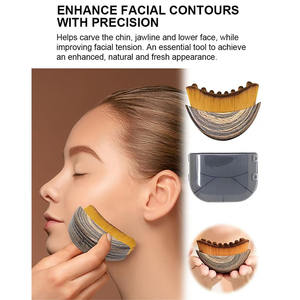 Cepillo Facial <span class=keywords><strong>de</strong></span> <span class=keywords><strong>Contorno</strong></span> Linfático con Cerdas Sintéticas Suaves y Logotipo Personalizado, Herramienta <span class=keywords><strong>de</strong></span> Belleza Portátil <span class=keywords><strong>de</strong></span> Doble Efecto, Masajeador para <span class=keywords><strong>Ojos</strong></span> y Cuello - Product Image 4