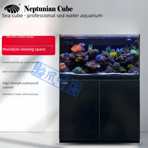 Neptunian MP100 1.0m海水コーラルタンク底フィルター、超薄型オーバーフロー、超白色ガラス水族館 - Product Image 2