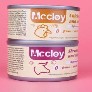 Mccloy High Nutrition Nasses Katzen-und Hundefutter 5.0 Bewertung Durchschnitt 111 Verkaufte Hühnchen-Dosen-Tiernahrung - Product Image 1