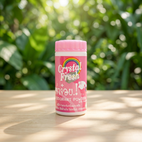 CRYSTAL FRESH Thailand Herbal Antiperspirant Unisex Body Deodorant Powder 22g (Aroma CP-022) Bersertifikat ISO9001 ISO22716 OTOP