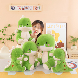 Venta Directa de Fábrica: Peluche de Dinosaurio de Dibujos Animados, Muñeco de Peluche de Animal Adorable Unisex, Compañero Reconfortante, Juguete de Peluche para Niños, Regalo - Product Image 2