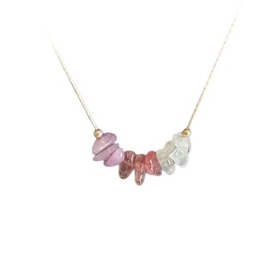 Collares de Moda Exquisitos al por Mayor, Nuevos Collares con <span class=keywords><strong>Colgante</strong></span> de Aleación de Bambú en Forma de Corazón y Cuentas Finas - Product Image 4