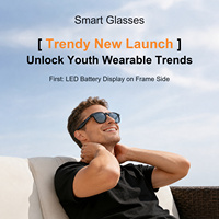 Lunettes Intelligentes IA avec Caméra BT5.3, Traduction, ChatGPT, Wi-Fi, Enregistrement Vidéo et Audio, Étui de Recharge – Lunettes Professionnelles Intelligentes
