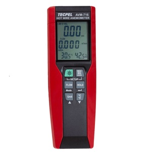 Anémomètre numérique portatif TECPEL AVM-716 à fil chaud, haute précision, mesure de température, affichage multi-unités, ABS – Meilleures ventes - Product Image 4