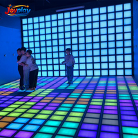Suelo Interactivo LED para Juegos de Baile, con Luces LED, Juego de Mega Grid, Suelo de Lava, Equipo para Juegos de Escape y Actividades de Team Building