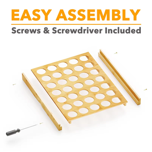 Organisateur de tasses à café en bambou, plateau pour dosettes de café individuelles, tiroir de rangement pour la cuisine, porte-dosettes - Product Image 4