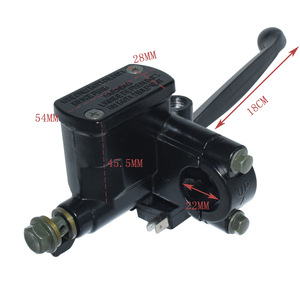 คันเบรกไฮดรอลิกมอเตอร์ไซค์ รุ่น MT-050-right สำหรับสกู๊ตเตอร์และมอเตอร์ไซค์ อุปกรณ์เสริมเพิ่มประสิทธิภาพเบรก ทำจากโลหะ - Product Image 5