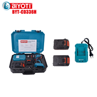 Perceuse à percussion électrique sans fil 21v de haute qualité Batterie lithium-ion Moteur sans balais Perceuse électrique à visser professionnelle