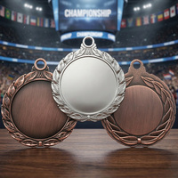 Médailles en métal personnalisées en relief, logo 3D brillant en alliage de zinc, médailles de haute qualité à bas prix, médailles plaquées argent et cuivre, médailles vierges