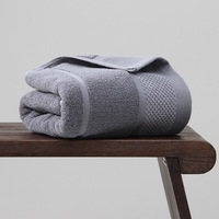 Serviette de bain en coton à fibres longues, douce et absorbante, idéale pour adultes, hôtels et usage domestique – Offre spéciale