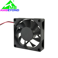 Ventilador Axial Silencioso DC 7020 70x70x20mm 12V Sin Escobillas para Amplificador PA de Escenario, Receptor AV DJ, Rack de Cine en Casa