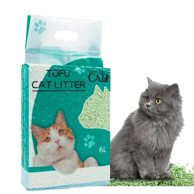 Wholesale Food Grade Dust-free Large Particles Super Absorbent Tofu Cat LitterBest Cat Litter For Odor
