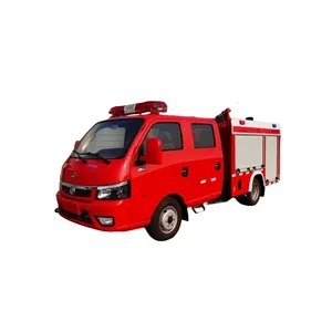 Небольшой легкий 4x2 шасси Dongfeng легкий грузовик пожарная машина 1 тонна цистерна с водой пожарная машина