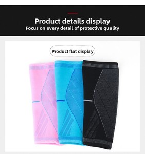 Manchons de compression tricotés antidérapants en silicone pour mollets, protection sportive en gros pour hommes et femmes, idéaux pour le basketball et le football en extérieur - Product Image 6
