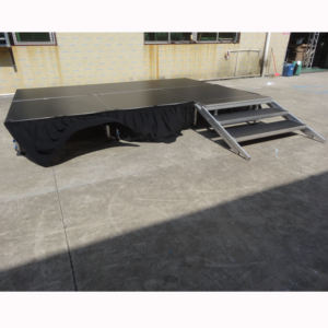 Escenario Móvil de Aluminio para Exteriores, Plegable, con Superficie Antideslizante para Eventos de Coro, Sin Necesidad de Electricidad - Product Image 6