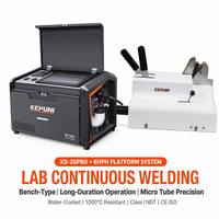 Sistema de Soldadura Orbital KEPUNI XD-20Pro + 8HPH, Soldador de Tubos de Laboratorio para Soldadura Continua de Microtubos en Laboratorio