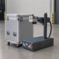 Machine de marquage laser à fibre industrielle 20W 30W 50W Raycus pour métal, logo, mini, portable, de bureau, DIY, bijoux